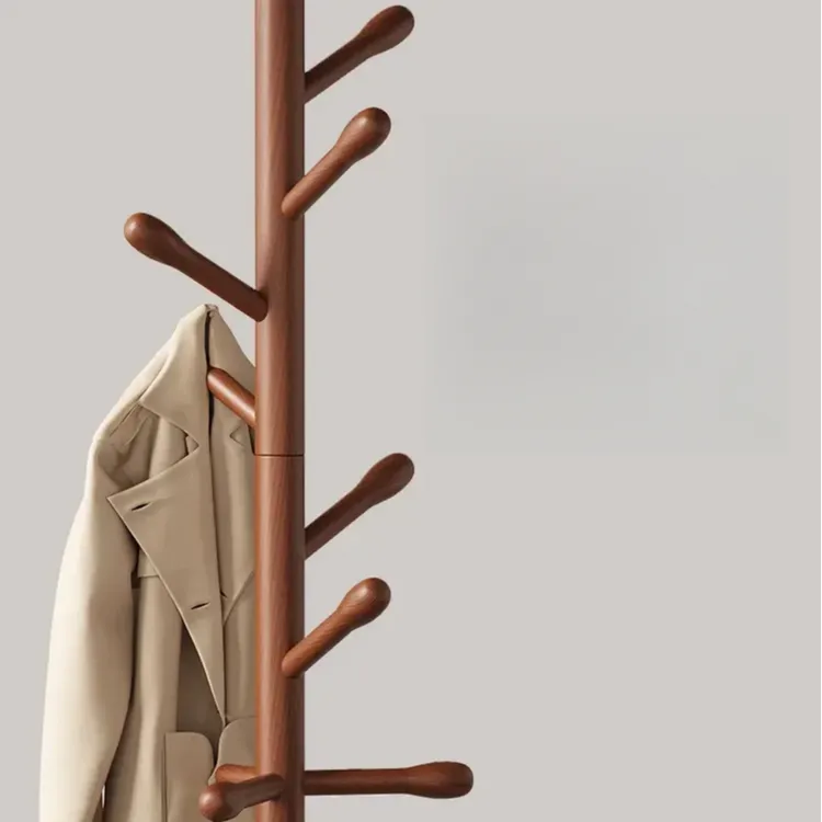 衣架落地衣帽架卧室家用挂衣架简易立式挂衣杆室内挂包架