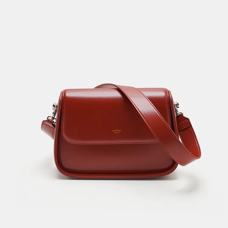 unifine气质斜挎小方包通勤包包女小众设计单肩小方包休闲百搭