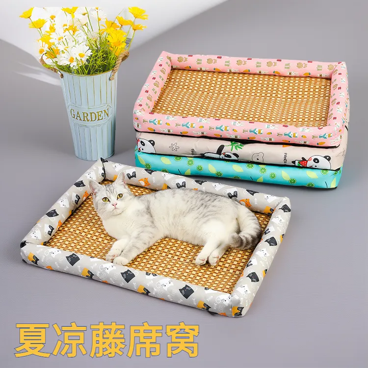 夏季宠物冰垫猫窝狗窝凉席舒适透气宠物垫子宠物洗澡
