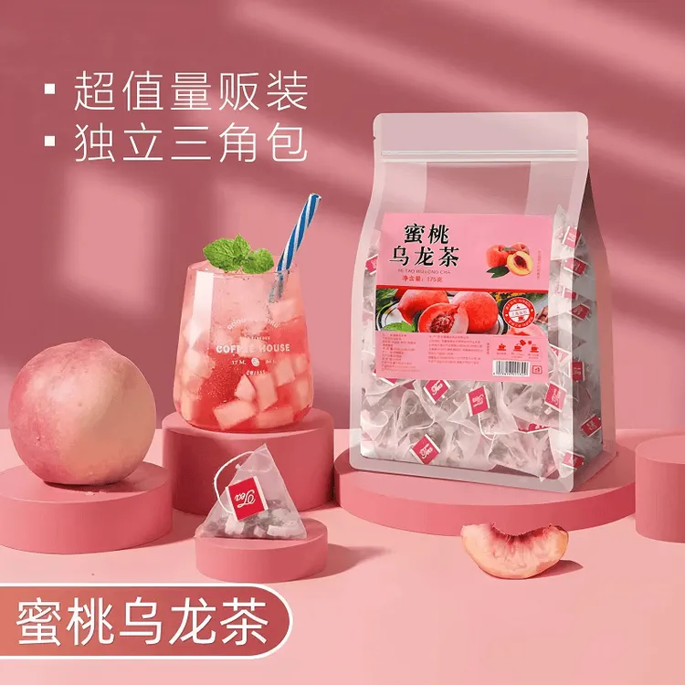 【量贩装】蜜桃乌龙茶白桃花果袋泡茶水果茶独立小包冷热冲泡茶包