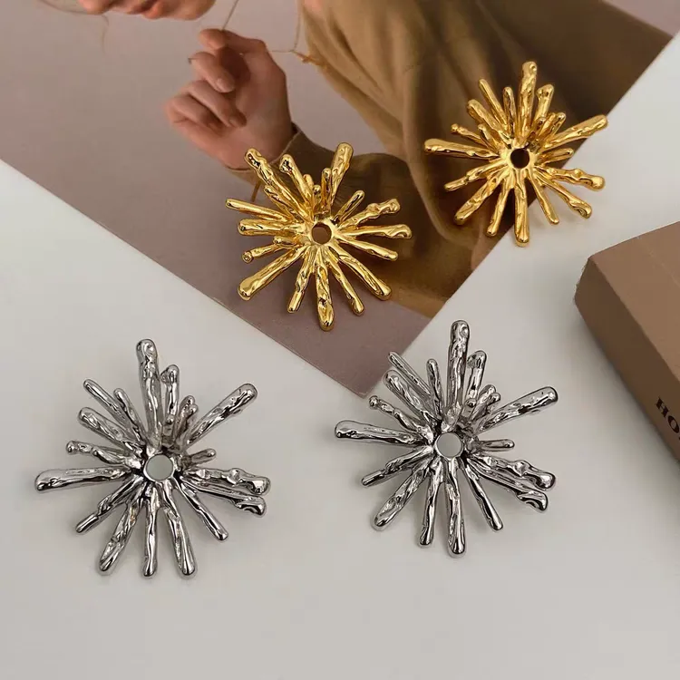 铜合金耳饰 S145简约气质轻奢时尚百搭复古法式小众欧美个性素款