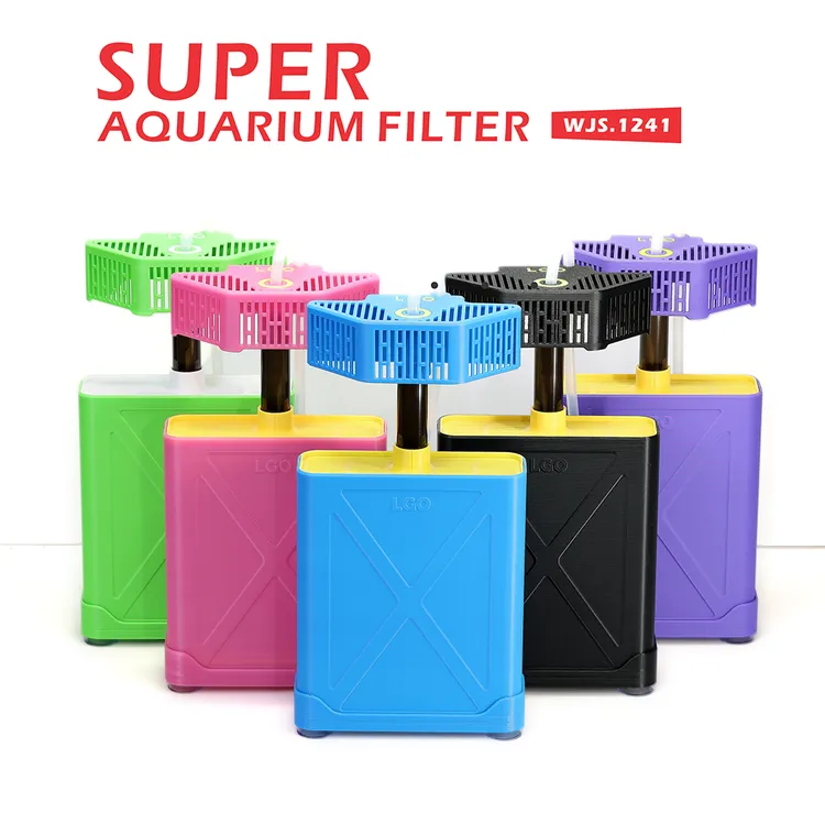 自制研发鱼缸水妖精过滤器气动式生化过滤反气举系统培养硝化细菌