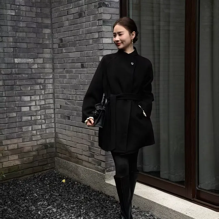 HELA AOMI “原单大衣”绵羊毛60.2%+山羊绒13.5%大衣CY5DM51617