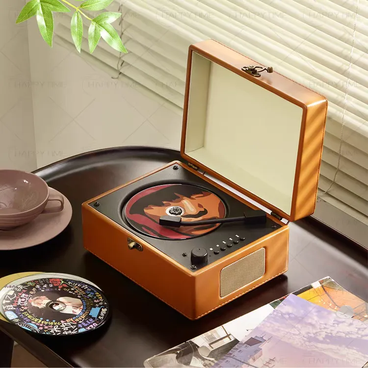 寻音时光cd机复古碟蓝牙音箱音响礼物光盘CD机音乐播放器唱片机