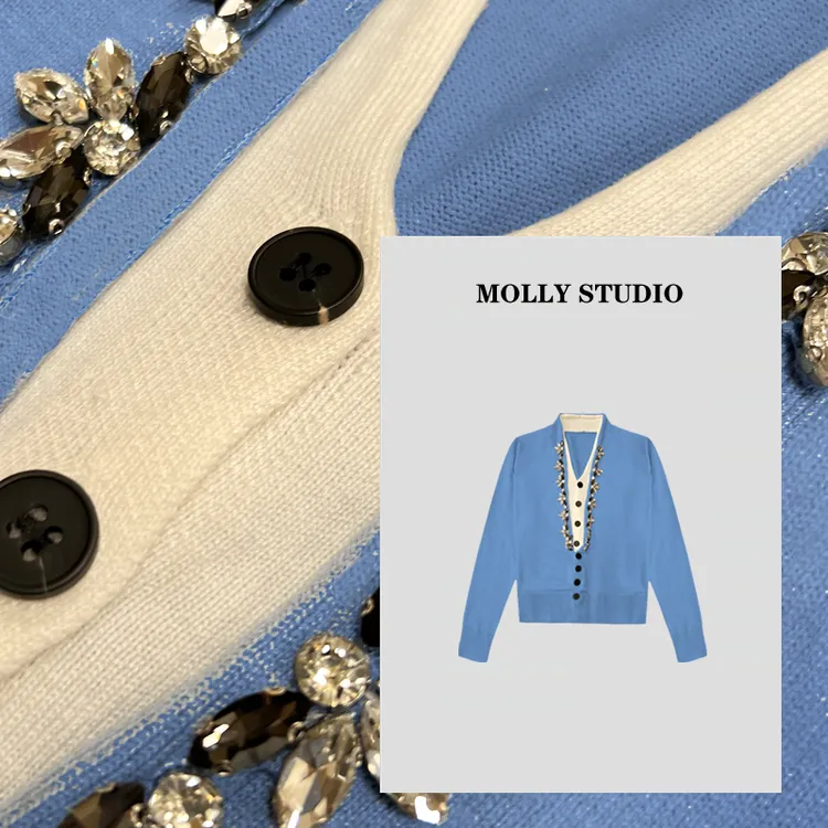 【时尚女神】Molly 时尚气质简约 上衣 M2025568