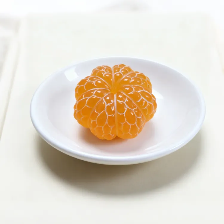 天然福建寿山石收藏摆件原石批发工艺橘子茶宠摆件桔子手把件把玩