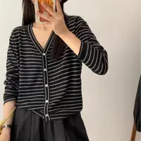829#开衫长袖针织衫显瘦时尚百搭v领50