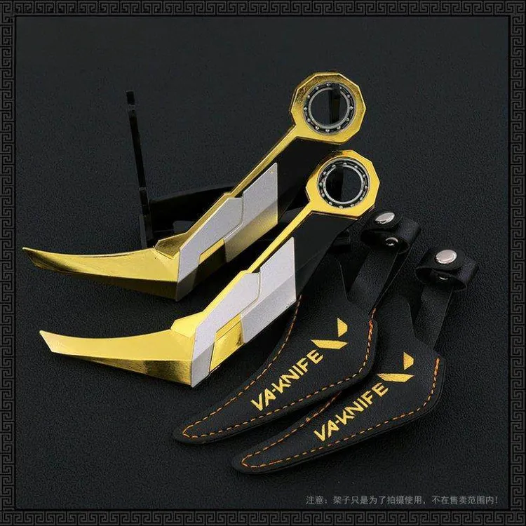 无畏契约周边紫金爪刀合金武器模型瓦罗兰特爪子刀玩具礼物带礼盒