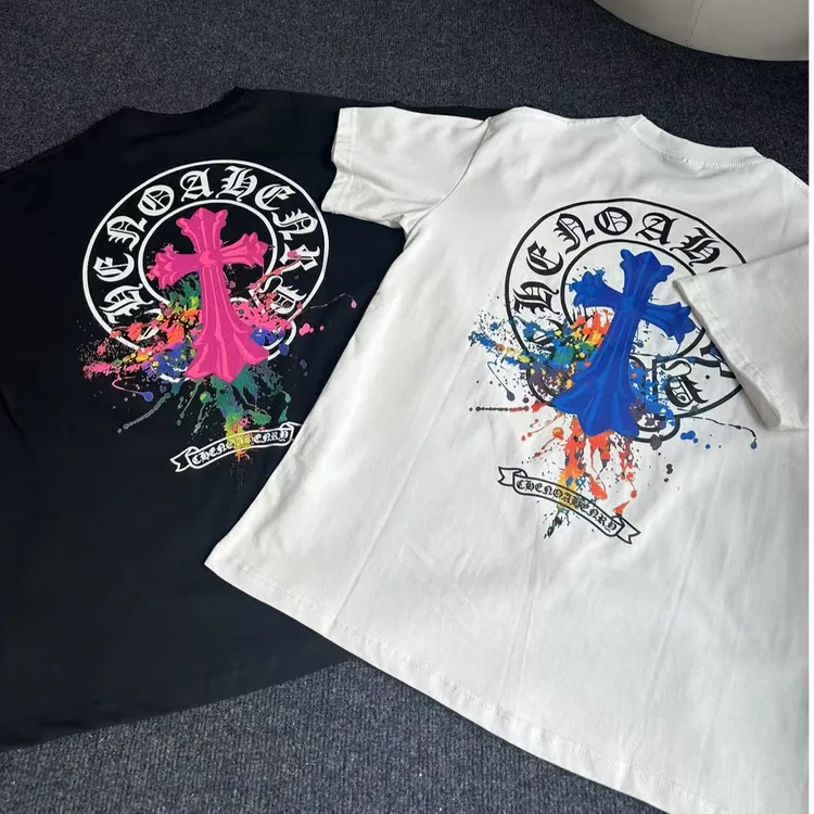 2025春季新款男款情侣款潮牌宽松T恤高克重时尚