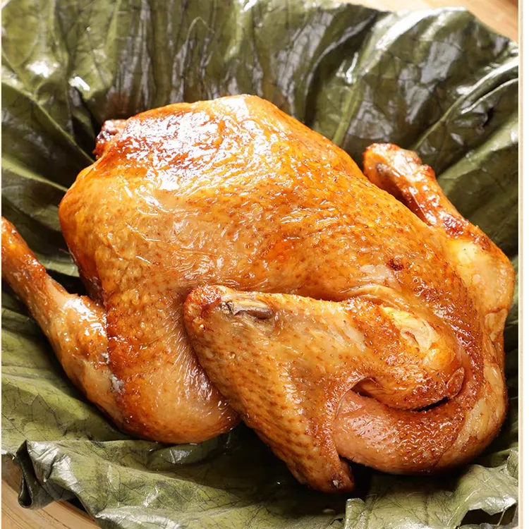【微山湖五香荷叶鸡】微山湖整鸡五香味真空包装开袋即食三黄鸡扒鸡