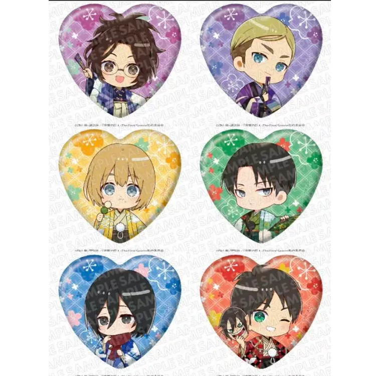  进击的巨人 × VASARA 和服吧唧立牌合集（代拆）