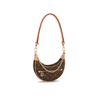 99新 LouisVuitton/路易威登   Loop豌豆包腋下包