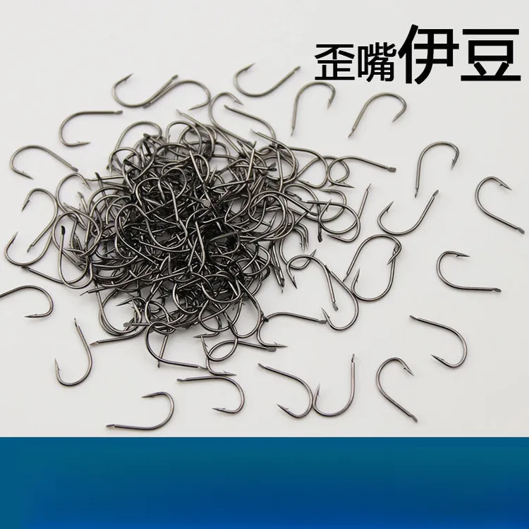 歪嘴伊豆鱼钩散装野钓鲫鱼钩子草鱼鲤鱼有倒刺鱼钩垂钓溪流钓鱼钩