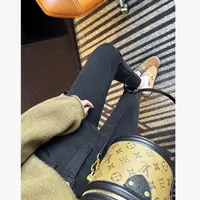 【晴晴自留】3331冬季新款韩系显瘦休闲设计感加绒保暖牛仔小脚裤