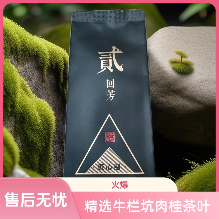 鑫九盛茶叶2025新茶武夷山武夷岩茶（贰回芳牛栏坑）肉桂茶叶口粮茶