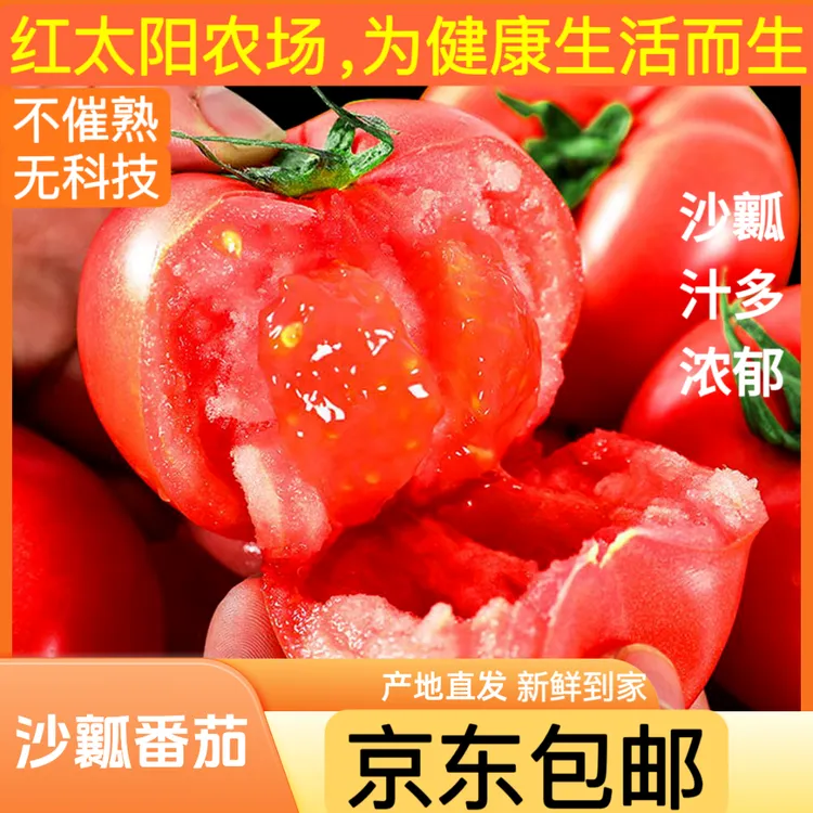 【京东快递】5斤正宗山东普罗旺斯西红柿沙瓤带籽产地现摘现发