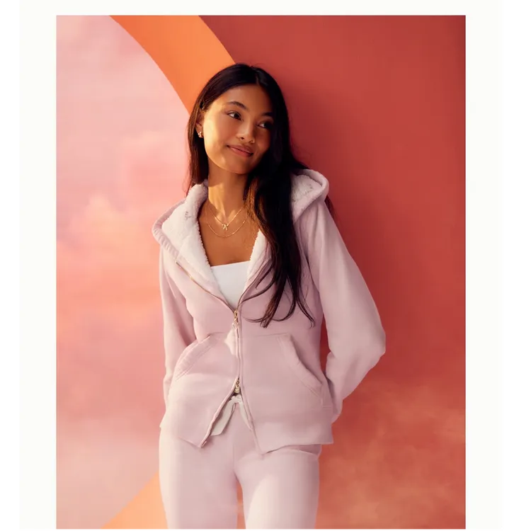 【HOLLISTER + CROCS系列】25秋冬新款仿羊羔绒卫衣女352-5188