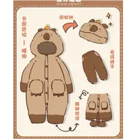 【卡皮】睡衣情侣款加绒加厚冬天睡袍长款可连体可分体卡通家居06