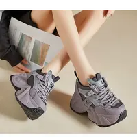 【双网四季款】老爹鞋女ins潮2025秋季新款松糕厚底小个子女鞋