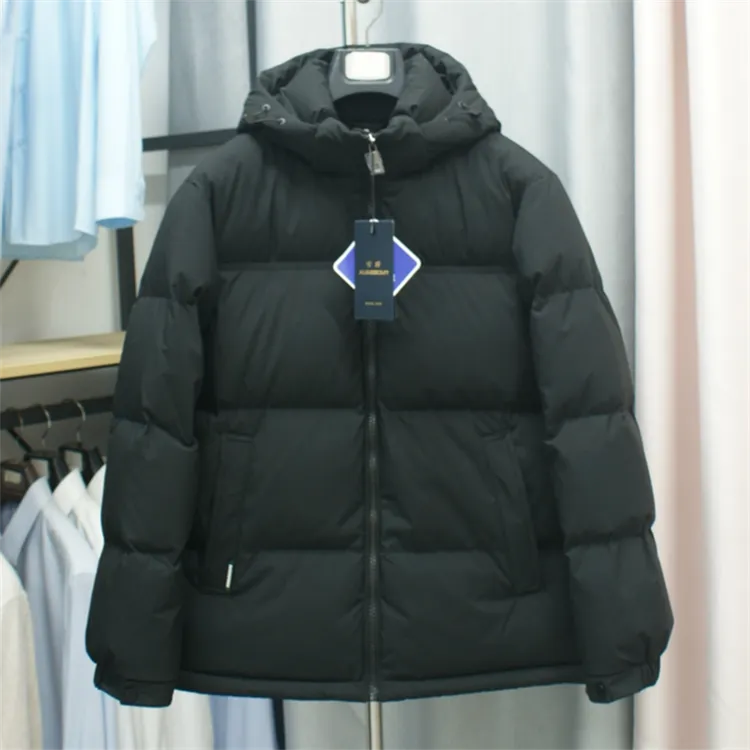 极寒加厚款 250克90绒 冬可拆卸帽黑色厚实男羽绒服百搭保暖外套