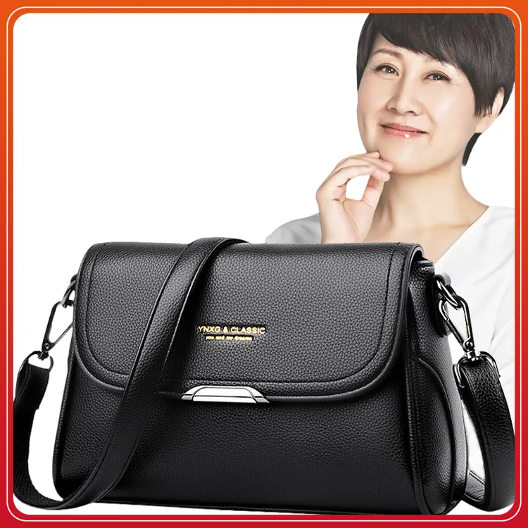 中年单肩小包女包中年女士轻便大容量单肩包