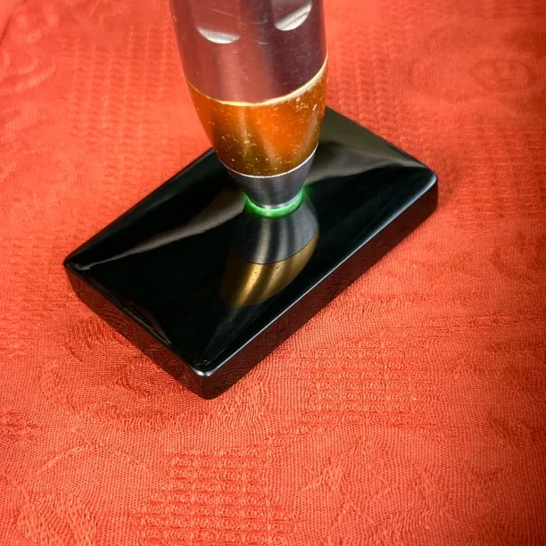 新疆和田玉塔什库尔干塔吉克自治县黑羊脂黑青绿墨绿色4✖️6无事牌