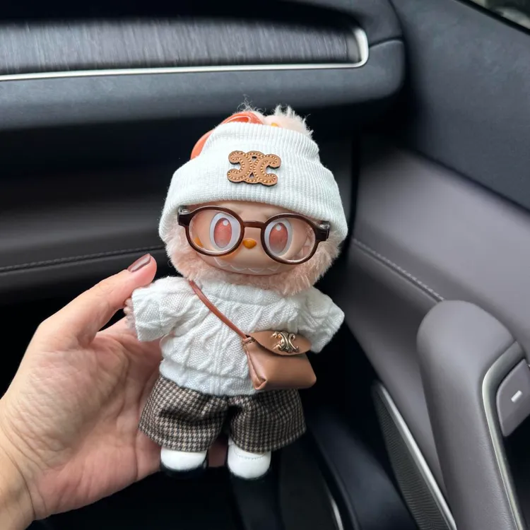 仅衣服】欢乐娃衣衬衫裤子帽子套装一二三代着替娃娃衣服时尚套装