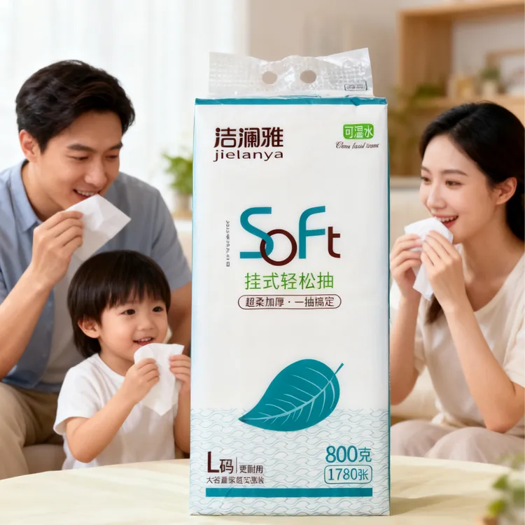 洁澜雅挂壁加厚加大卷纸