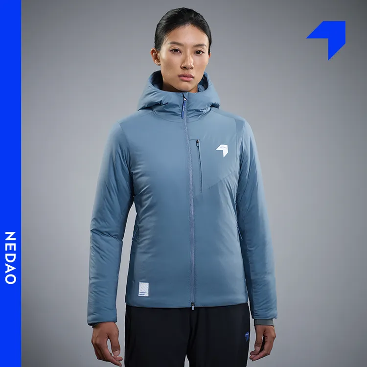 【双11新品】内道热核带帽棉服男女保暖连帽运动运动跑步棉衣防风