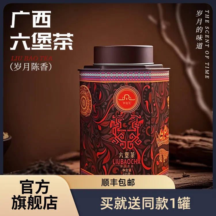 和德元 陈化2001年 广西六堡茶正宗广西梧州特级黑茶岁月陈香225g