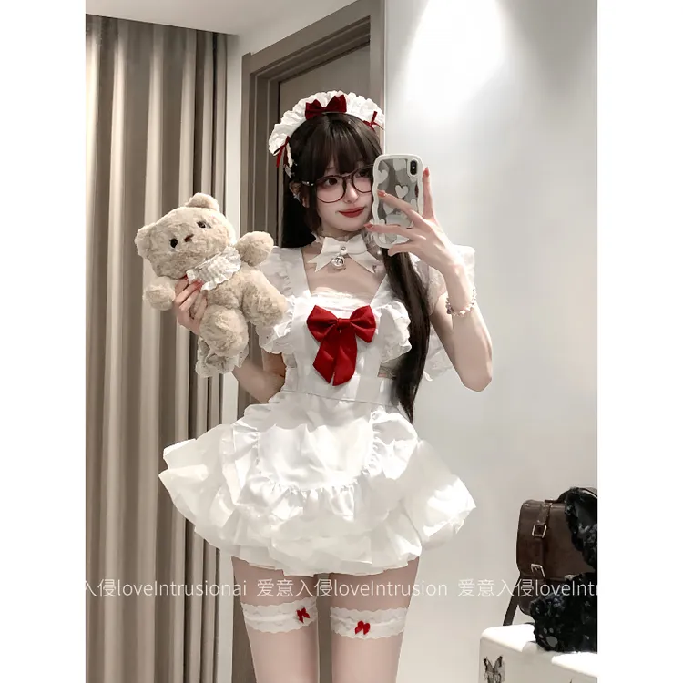 爱意入侵：【原创】请吩咐我_法丽德！万圣节甜美纯欲风cos服女仆套装