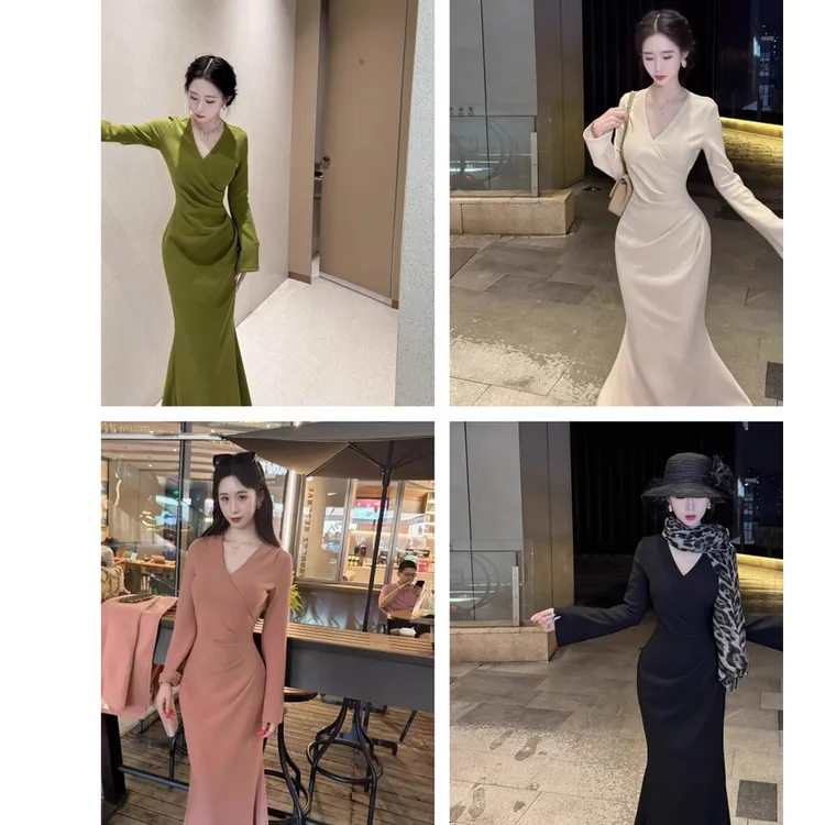 画报夫人原创自制秋冬重工弹力鱼尾裙 弹力西装鱼尾裙合集