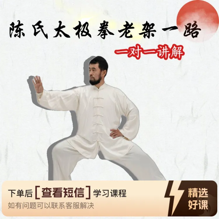 陈氏太极拳老架一路口令版（留意短信解锁课程）