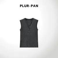 PLUR·PAN简约百搭通勤风针织衫