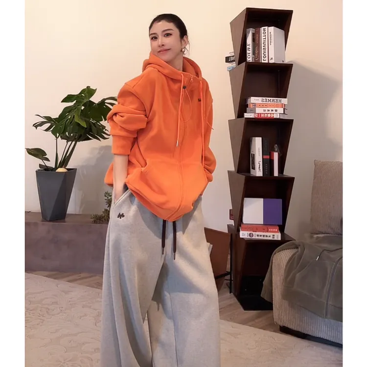 ZUOXIAOQITT加厚双层卫衣外套22（衣长67-72/胸围126-138）