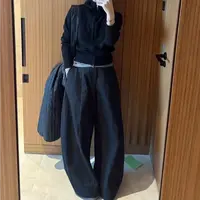 1001经典不过时 韩系气球弯刀裤