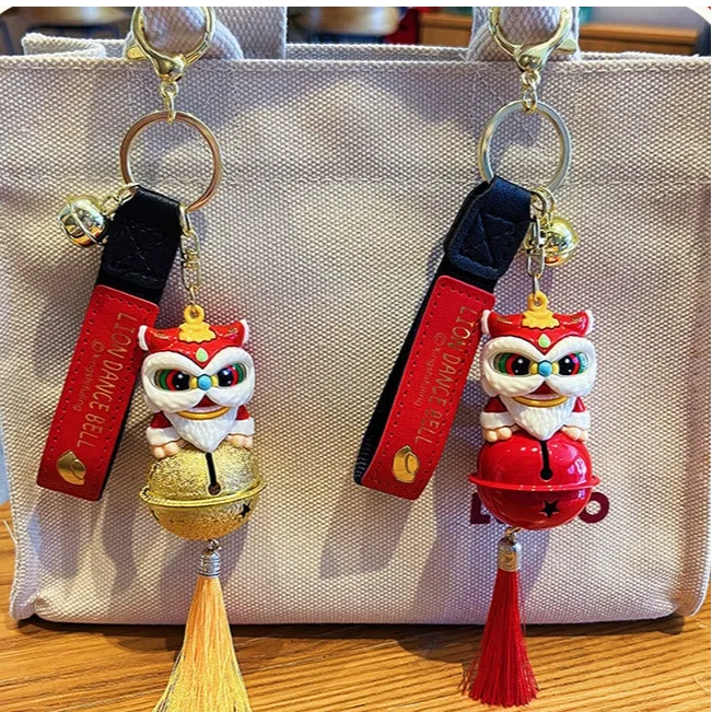 「狮来运转」醒狮福铃钥匙扣
