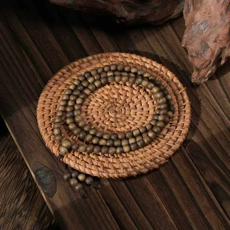 沉香普陀山小帅推荐108颗沉香7MM多圈文玩手串男女同款送礼文玩商品图