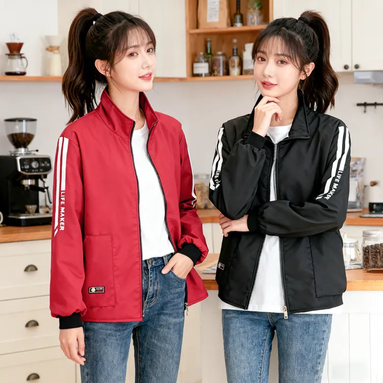 25年春秋爆款外穿罩衣高颜值立领小清新工作服男女款防水防油围裙