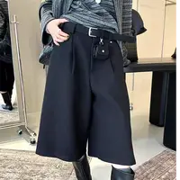 2561·腰包中裤 K# 东大门加厚半松紧腰西装中裤·