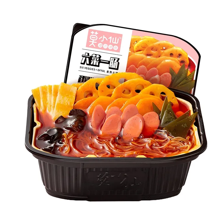 莫小仙自热小火锅 250g*3盒 六菜一肠
