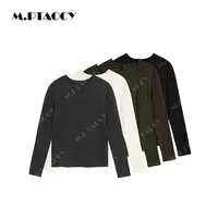 桃桃家-【王牌羊绒】实力口碑款弹力打底衫圆领亲肤长袖T恤女1084