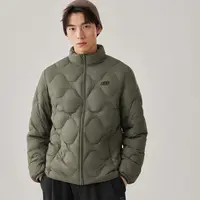 斯凯奇秋冬男女羽绒外套logo保暖外套时尚百搭外衣L425U042 DB