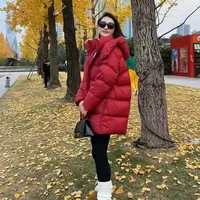 2025新款上市女装羽绒服中长款冬季高级感泡芙013