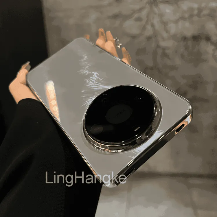 流光羽纱纹玻璃适用华为mate70pro+新款mate60pro镜头全包70pro硬