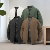 冬季潮流立领飞行服保暖棉服男女同款棒球领休闲棉衣外套1098