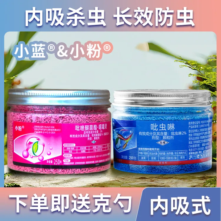 【粉丝福利】小蓝+小粉250g套餐多肉花卉绿植船长花园阳台养护杀菌