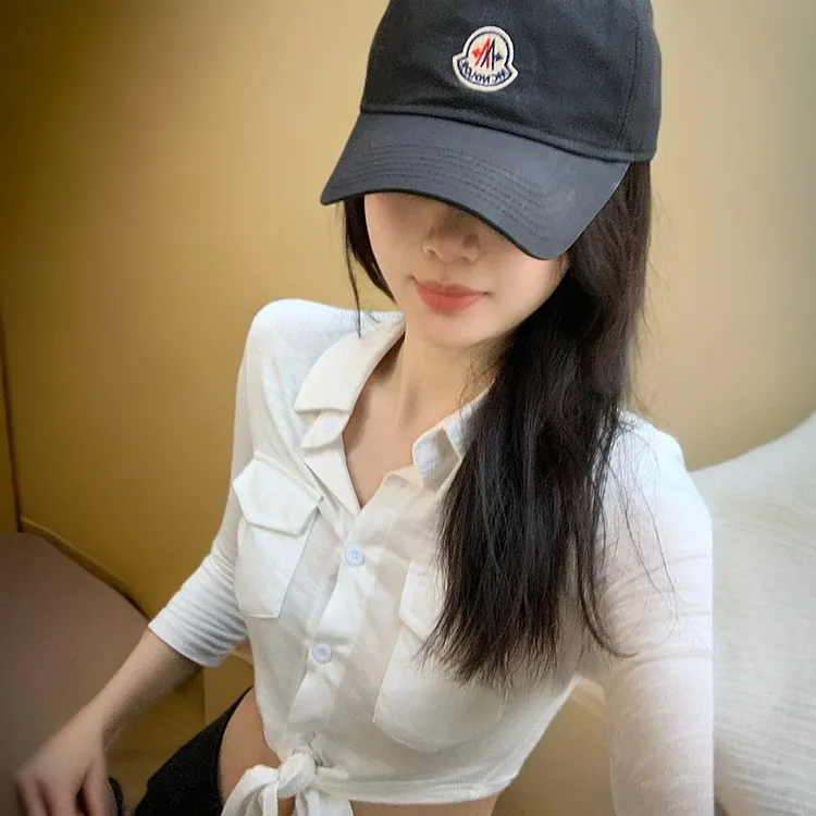 白色牛仔修身衬衫女装夏季辣妹薄款长袖衬衣小个子设计感小众上衣