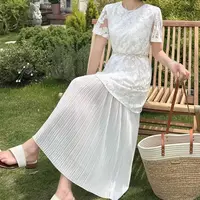 无印心匠B88295 夏季新款~定制蕾丝&气质连衣裙 K747 