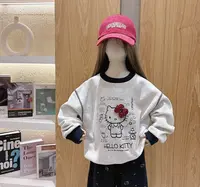 2025秋时髦洋气凯蒂立体蝴蝶结圆领卫衣 D783 783 P